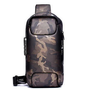 Waterproof Oxford Multifunction Crossbody Bags Anti-theft Shoulder Bags Messenger Sling Chest Bag