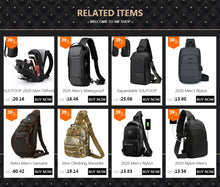 Load image into Gallery viewer, Waterproof Oxford Multifunction Crossbody Bags Anti-theft Shoulder Bags Messenger Sling Chest Bag