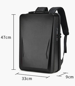 Anti-theft 17.3 Inch Laptop Backpack PC Hard Shell Notebook USB Waterproof Rucksacks Travel Bags Pack