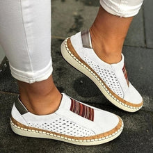 Load image into Gallery viewer, 2021 Women Slip on Sneakers Shallow Loafers Vulcanized Shoes Breathable Hollow Out Casual