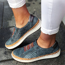 Load image into Gallery viewer, 2021 Women Slip on Sneakers Shallow Loafers Vulcanized Shoes Breathable Hollow Out Casual