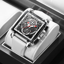 Load image into Gallery viewer, LIGE 2022 Top Brand Luxury Watches Square Digital Sports  Watch for Men Waterproof