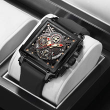 Load image into Gallery viewer, LIGE 2022 Top Brand Luxury Watches Square Digital Sports  Watch for Men Waterproof