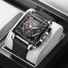 Load image into Gallery viewer, LIGE 2022 Top Brand Luxury Watches Square Digital Sports  Watch for Men Waterproof