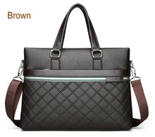 Load image into Gallery viewer, business genuine leather laptop bag