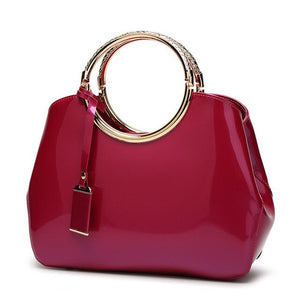 Handbags zipper bags for Women  Fashion Leather