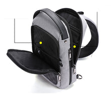 Load image into Gallery viewer, USB Waterproof Men Chest Bag
