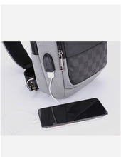 Load image into Gallery viewer, USB Waterproof Men Chest Bag
