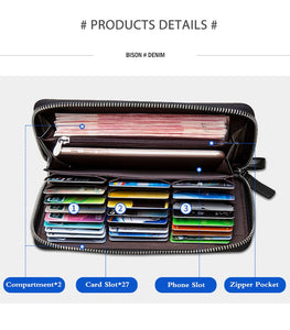 Genuine leather RFID Blocking Wallet