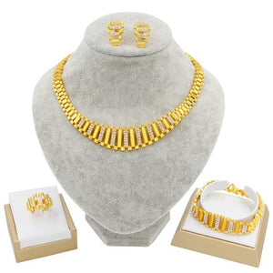 New Indian Dubai Gold Jewelry Sets