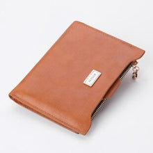 Load image into Gallery viewer, New Top Brand Fashion Zipper PU Leather Coin Card Holder Photo Holders
