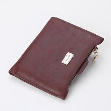 Load image into Gallery viewer, New Top Brand Fashion Zipper PU Leather Coin Card Holder Photo Holders
