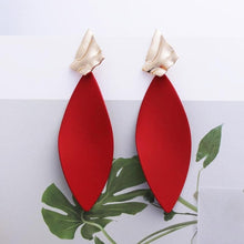 Load image into Gallery viewer, Drop Earrings For Women Gold Big Statement Hanging Fashion
