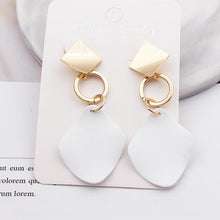 Load image into Gallery viewer, Drop Earrings For Women Gold Big Statement Hanging Fashion
