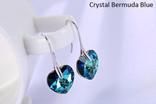 Load image into Gallery viewer, Earrings Hanging Hearts Crystals For Women Jewelry
