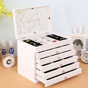 Big 6 Layers Wooden Jewelry Box