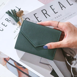 2020 Fashion Tassel Women Wallet for Credit Cards Small Luxury