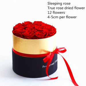 2020 New Beauty and the Beast Red Rose Eternal Flower Gift Box