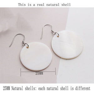 2020 women fashion earrings irregular gold wavy earrings round wooden earrings earrings