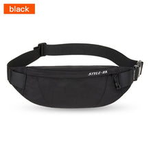 Load image into Gallery viewer, Hk Fanny Pack Black Waterproof Money Belt
