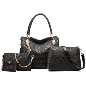 Women Bag Top-Handle Bags Handbags 4pcs/set Fashion