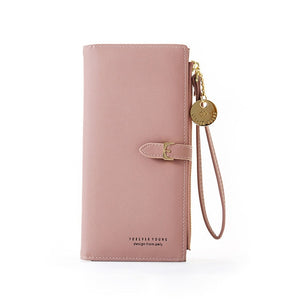 Female Wallets Clutch Lady Purse Zipper Phone Pocket Card Holder Ladies Carteras