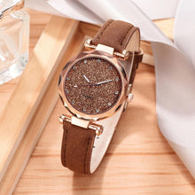 Load image into Gallery viewer, Women Watch Rhinestone Romantic Starry Sky WristWatch
