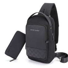 Load image into Gallery viewer, USB Waterproof Men Chest Bag
