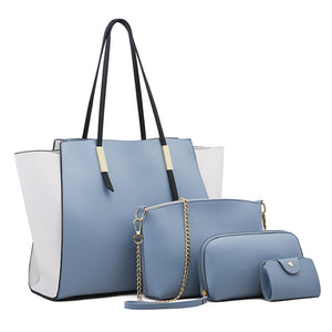 Ceossman New 4pcs/Set Ladies Handbags