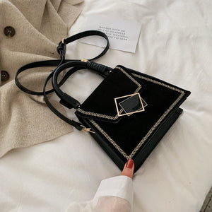 Stone Pattern PU Leather Crossbody Bags For Women 2020