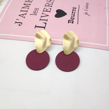 Load image into Gallery viewer, Fashion Round Shell Pendant Earrings drop
