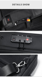 New crossbody bag for men Multifunction Anti-theft Waterproof