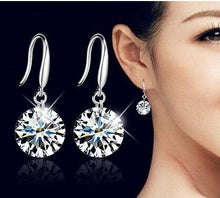 Load image into Gallery viewer, Fashion jewelry  silver Earrings Female Crystal
