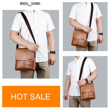 Load image into Gallery viewer, Man Messenger Bag 2 Set Men Leather Shoulder Bags Business
