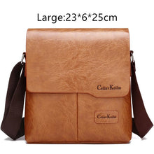 Load image into Gallery viewer, Man Messenger Bag 2 Set Men Leather Shoulder Bags Business
