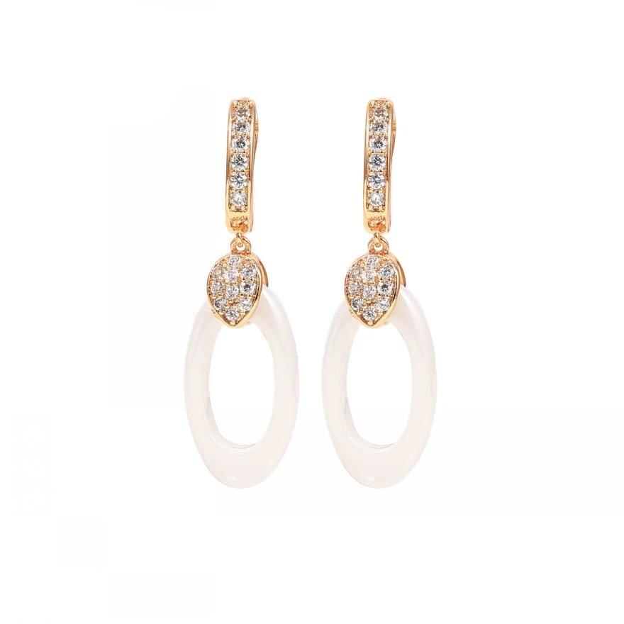 Women Earrings Gold Wedding Fashion