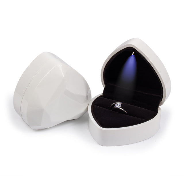 wedding ring box with display storage jewelry