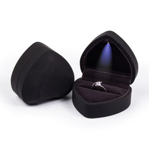 wedding ring box with display storage jewelry