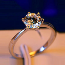 Load image into Gallery viewer, Gold Color Crystal Wedding Ring for Women

