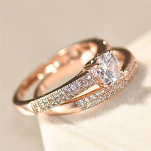 Load image into Gallery viewer, Ring Set Fashion Silver Color Gold
