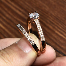 Load image into Gallery viewer, Ring Set Fashion Silver Color Gold
