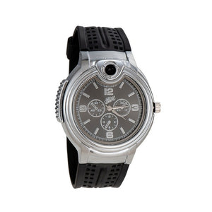 Watch Style Metal Open Flame Lighter Creative Men's Sports