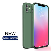 Load image into Gallery viewer, Soft Case For iPhone 11 12 Pro Max 7 8 6 6s Plus 12 mini Liquid Silicone Case For XR X XS Max SE
