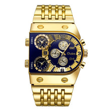 Load image into Gallery viewer, 2021  Watches Men Military Waterproof Wristwatch Luxury Gold Stainless Steel
