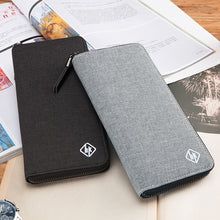 Load image into Gallery viewer, Men Wallets Slim Business Coin Pocket wallet Zipper Credit Holders
